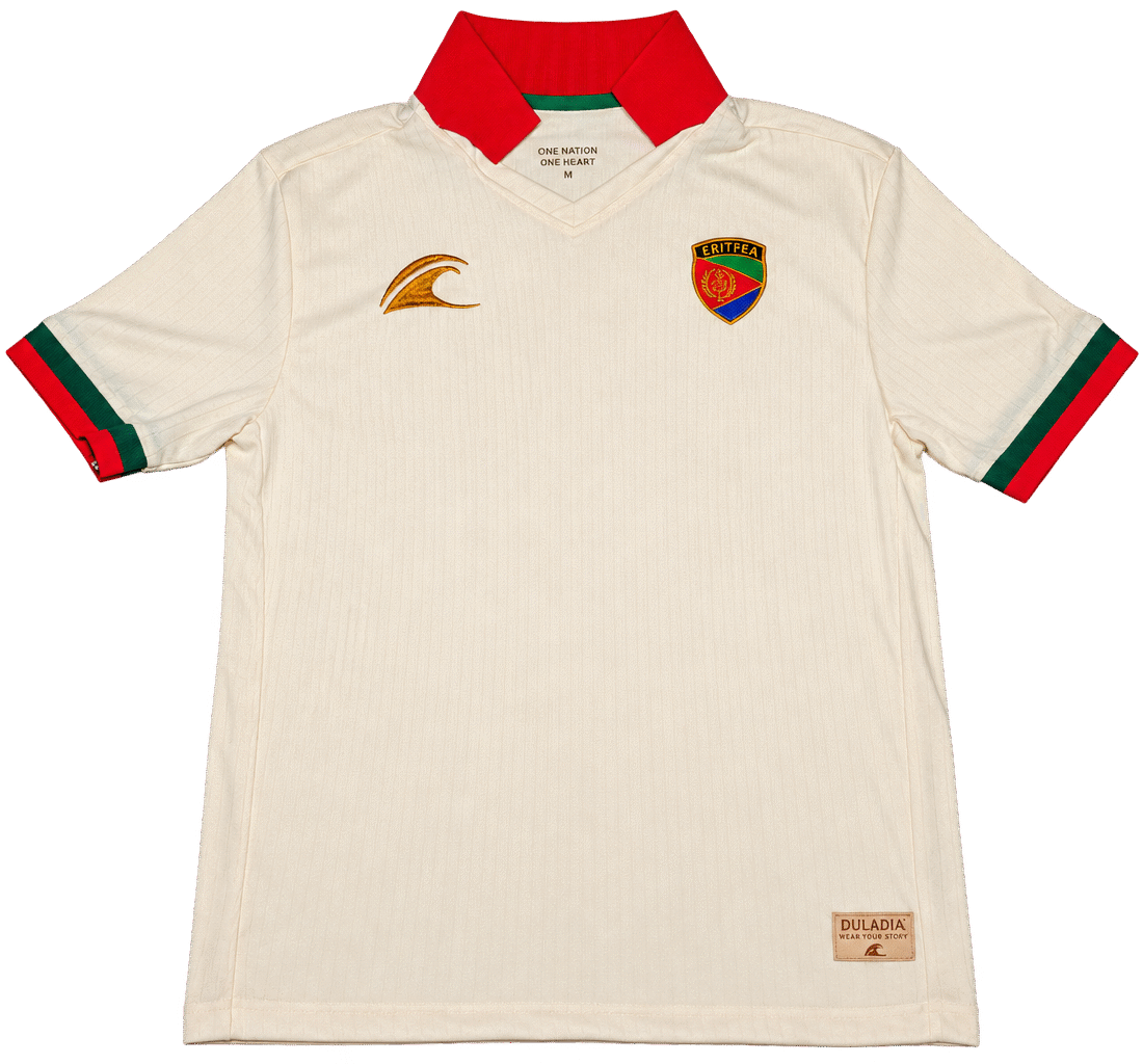 Eritrea Heritage Football Jersey 2026 – Cream